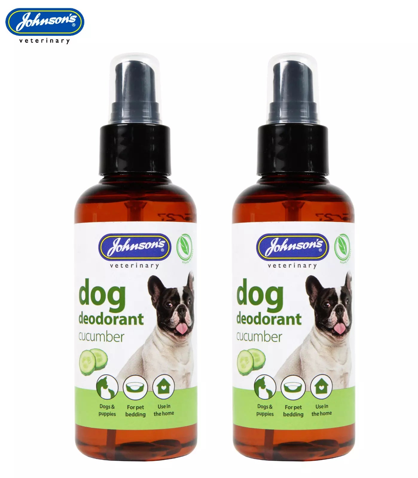 Johnsons Dog Deodorant Spray Cucumber