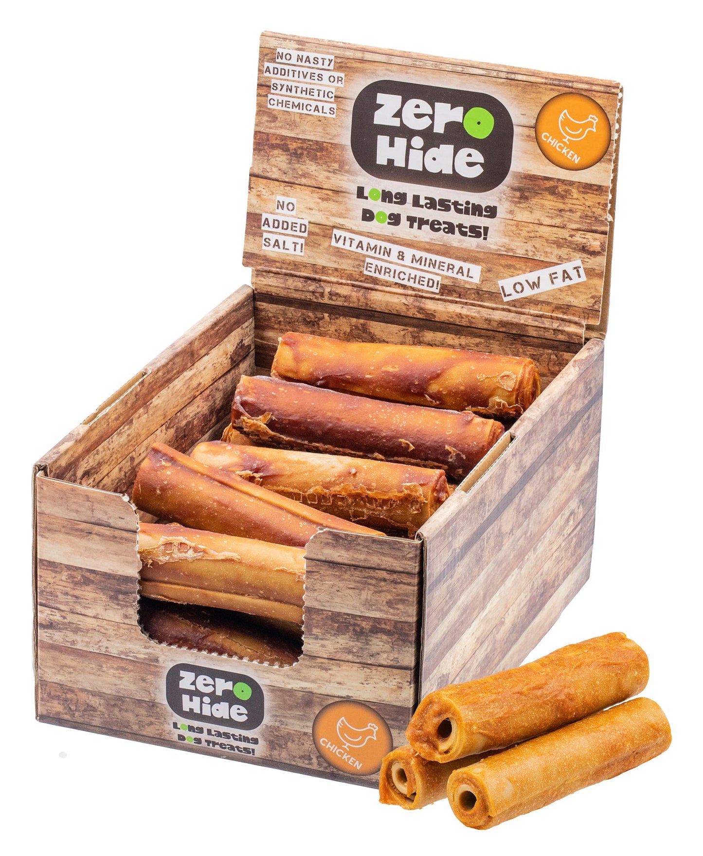 Zero Hide Chicken Chew Large Dog Treats
