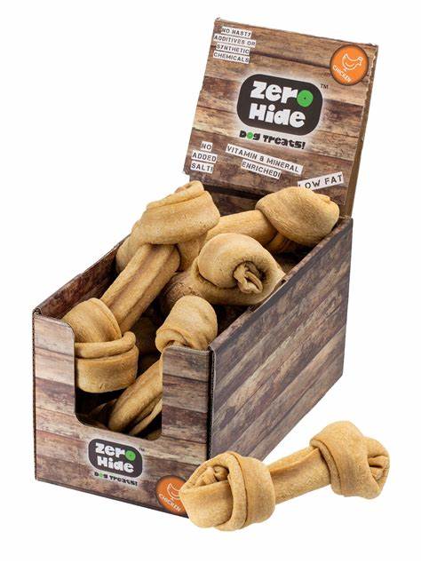 Zero Hide Puffed Chicken Bone Dog Treats