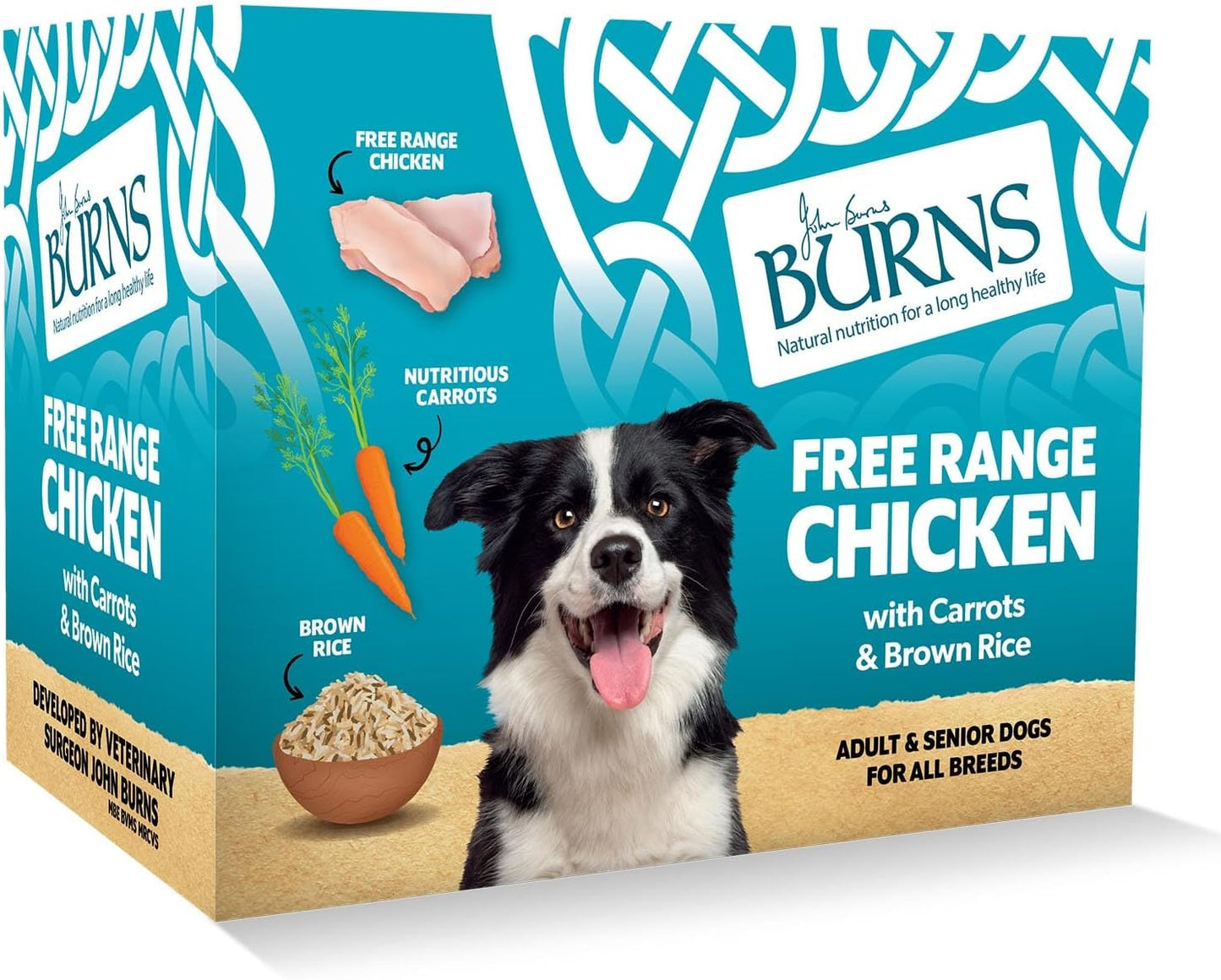 Burns Chicken With Carrot & Brown Rice 6X395G Dog Food