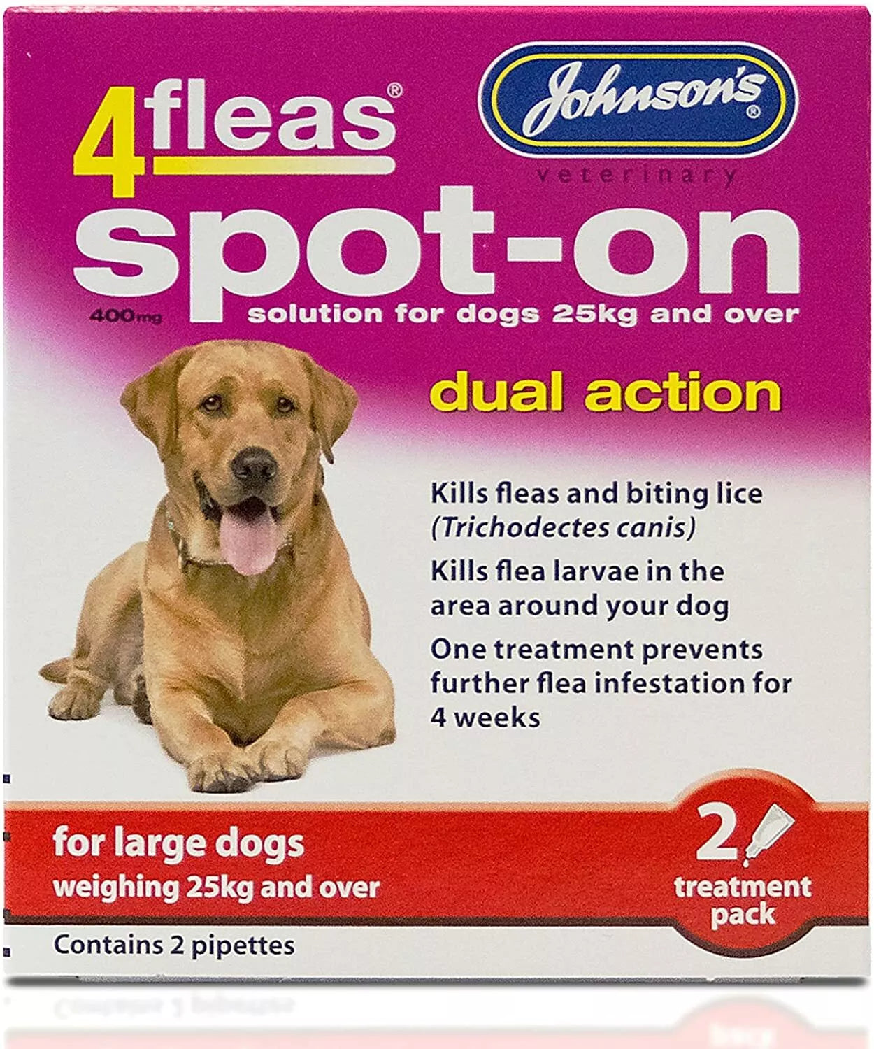 Johnsons 4fleas Spot-On Dual Actions For Large Dogs