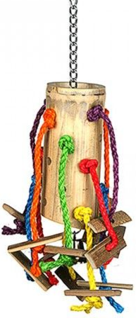 Bamboo Puzzle Parrot Toy