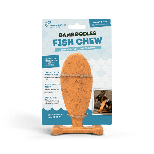 Bamboodles Fish Chew For Medium Dogs Salmon Flavour