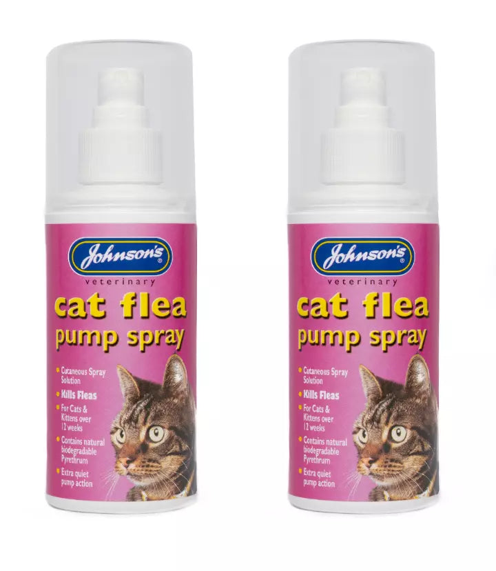 Johnsons Cat Flea Spray Pump