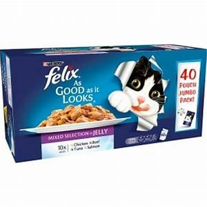 Felix As Good As It Looks Mixed 40X85G Pouches Cat Food