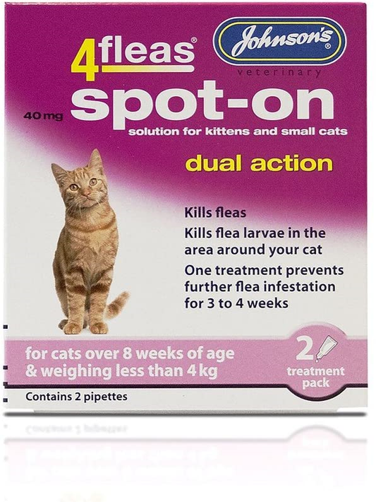 Johnsons 4Fleas Spot-On Dual Action for Cats & Kittens