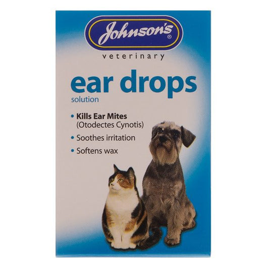 Johnson's Ear Drops for Cats & Dogs 15ML