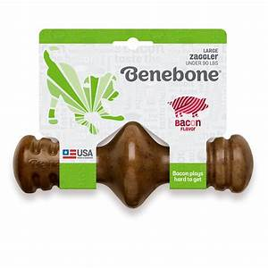 Benebone Zaggler Bacon Large Dog Treats