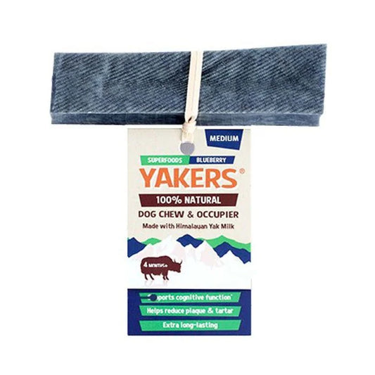 Yakers Blueberry Medium Chew Dog Treats