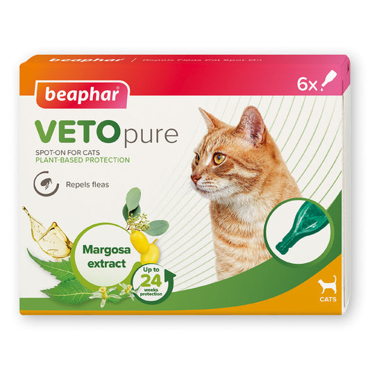 Beaphar Veto Pure Cat Spot On X6