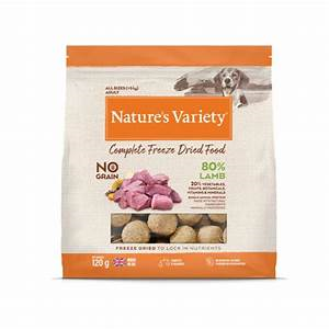 Natures Menu Variety Freeze Dried 80% Meat 20% Fruit & Vegetables Variety 4X120G Dog Food
