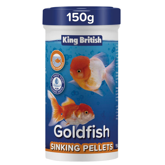 King British Goldfish Sinking Pellets 150G