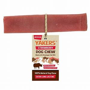 Yakers Strawberry Chew Dog Treats