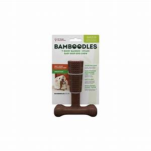 Bamboodles T-Bone Chew  For Small Dogs Beef Flavour
