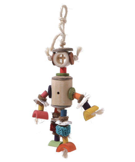 Bamboo Man Parrot Toy