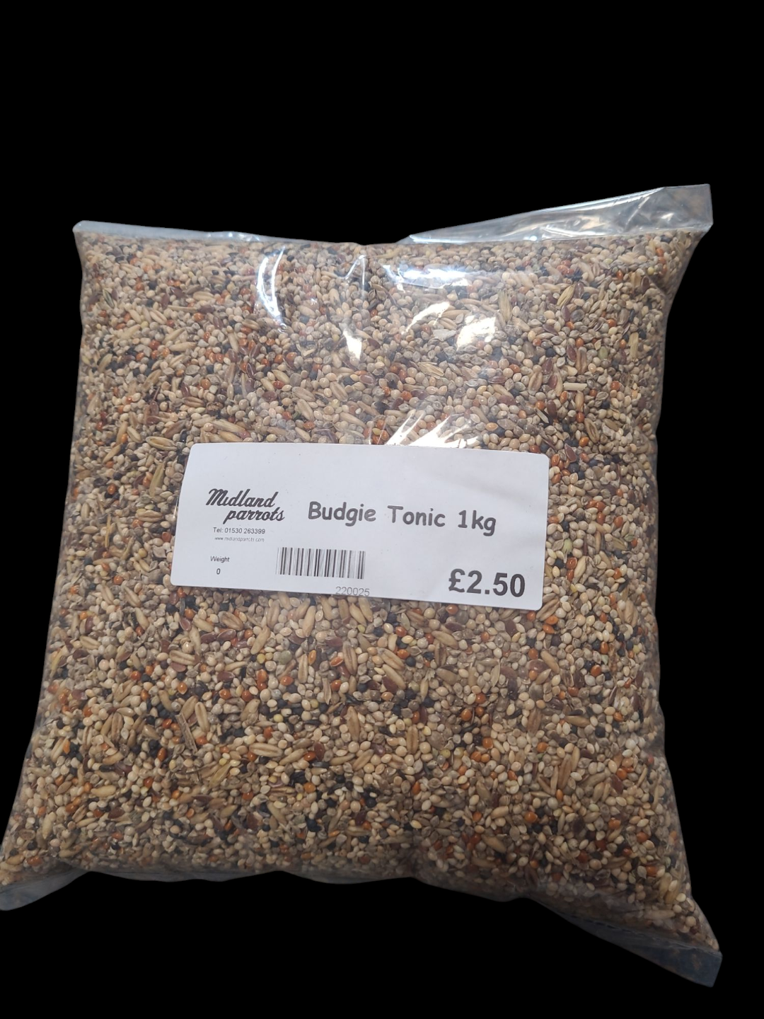 Midland Parrots Budgie Tonic 1KG Bird Food