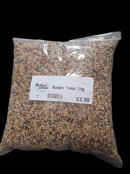Midland Parrots Budgie Tonic 1KG Bird Food