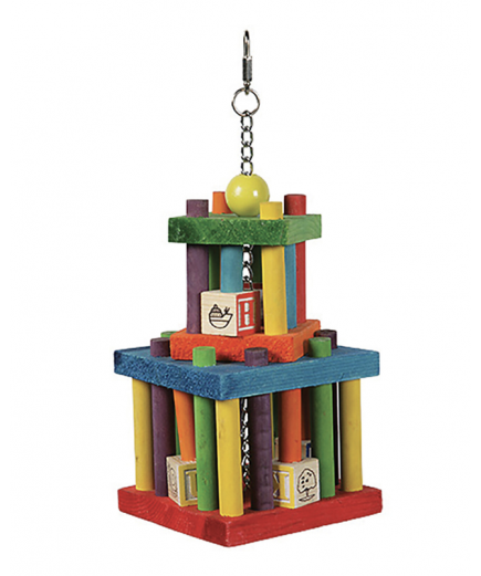 Building Block Maze Parrot Toy