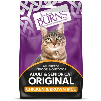 Burns Cat Adult Senior Chicken & Brown Rice Cat Food