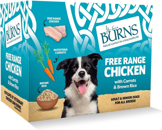Burns Chicken With Carrot & Brown Rice 6X395G Dog Food