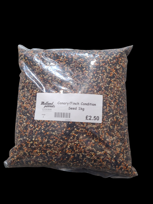 Midland Parrots Canary & Finch Condition Seed 1KG Bird Food