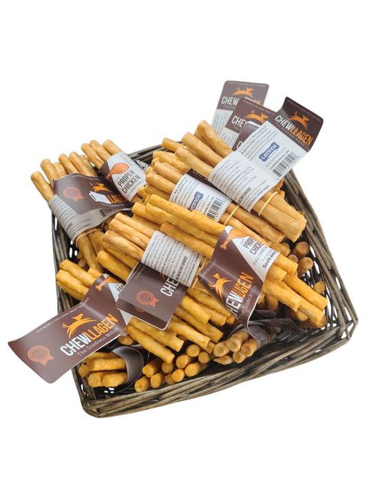 Chewllagen Mini Chicken Rolls Pack 5 Dog Treats