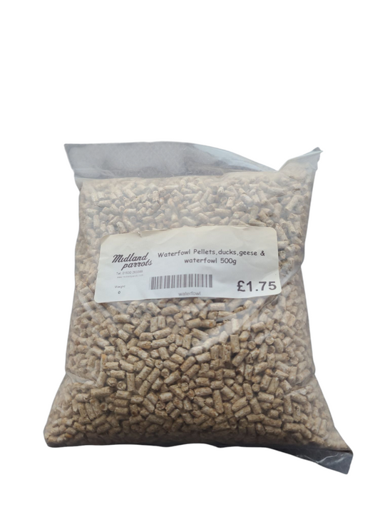 Midland Parrots Waterfowl Pellets, Ducks, Geese & Waterfowl 500G