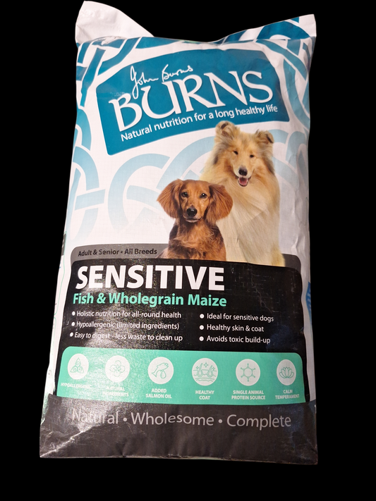 Burns Sensitive Fish & Whoegrain Maize