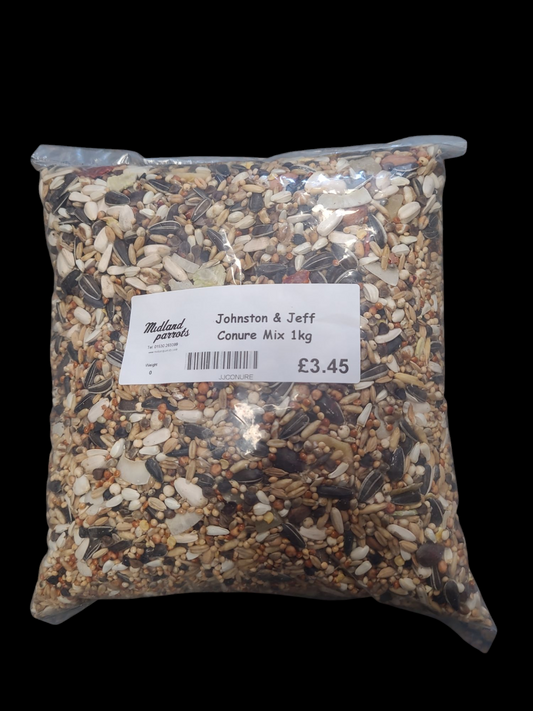 Johnston & Jeff Conure Mix 1KG Parrot Food