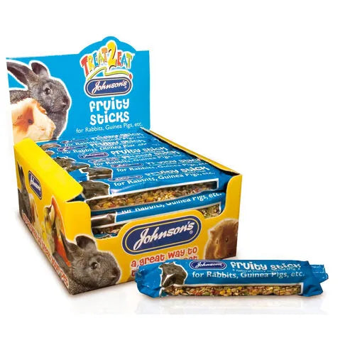 Johnsons Rabbit & Guinea Pig Fruity Sticks 5X45G Small Animal Treats
