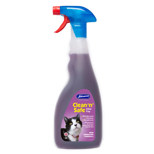 Johnson's Clean 'N' Safe Cat Litter Spray 500ML