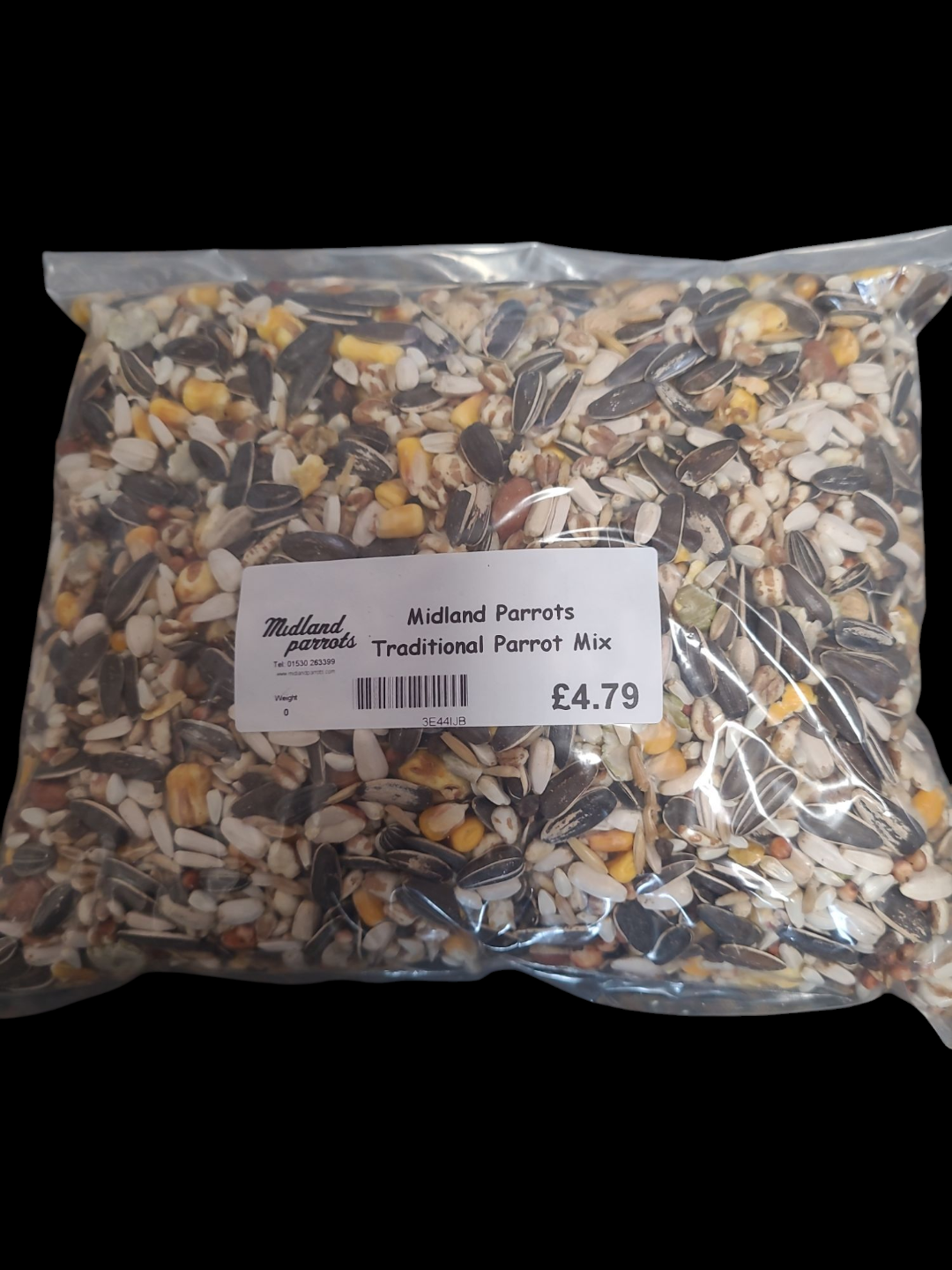 Midland Parrots Traditional Parrot Mix 1KG Parrot Food