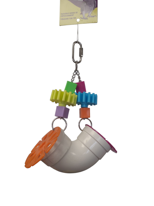 Peek a Boo Forager Parrot Toy