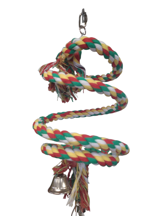 Spiral Perch Parrot Toy