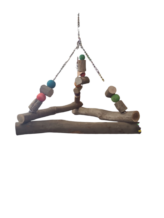 Treasure Triangle Swing Parrot Toy