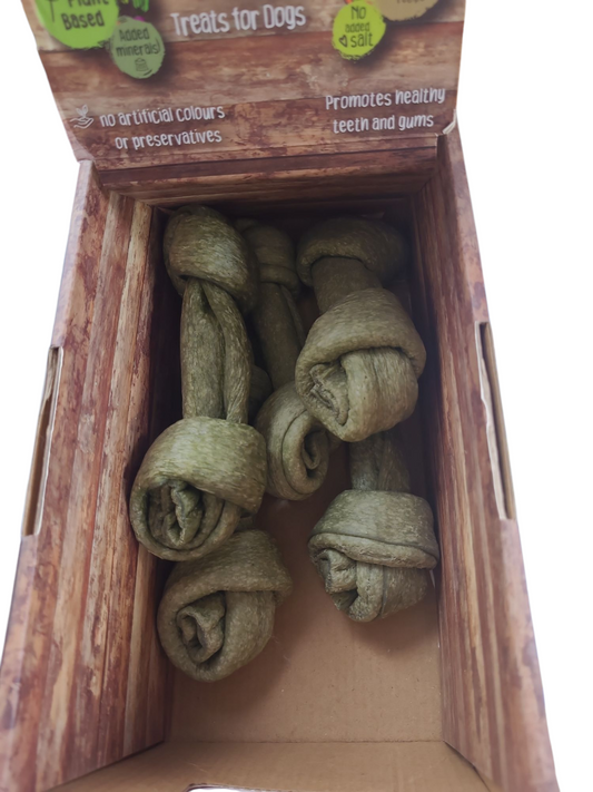 Zero Hide Veggie Bites Puffed Bone Dog Treats