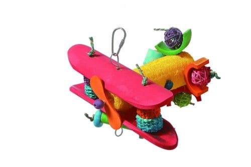 Bamboo Airplane Parrot Toy