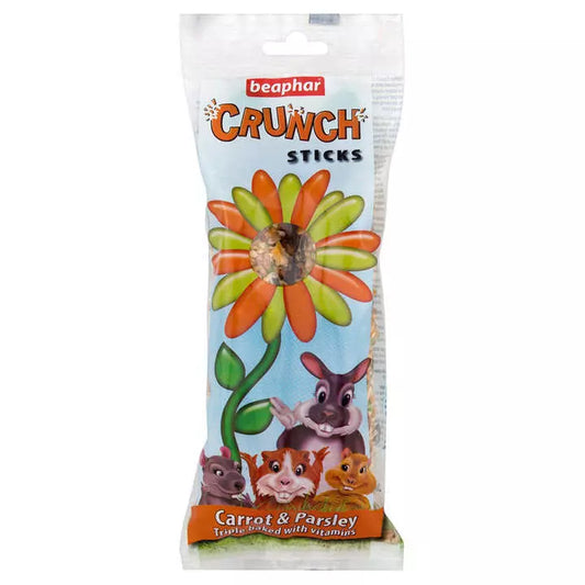 Beaphar Crunch Sticks Variety Pack 4X2X56G Small Animal Treats