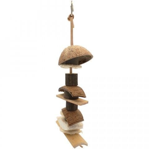 Coco Reel Tower Parrot Toy