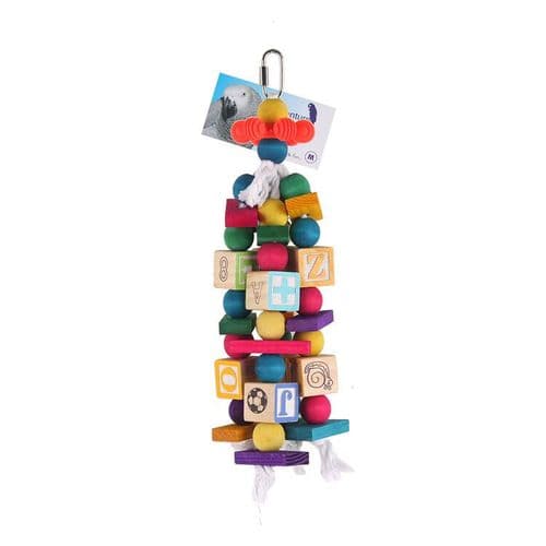Coloured Blocks Parrot Toys