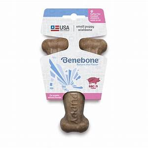 Benebone Puppy Dental Chew Wishbone Bacon Small Dog Treat