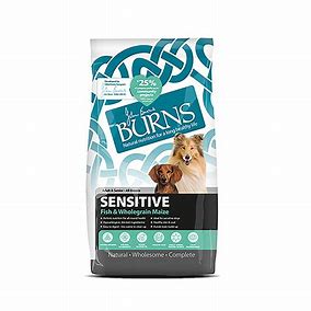 Burns Sensitive Fish & Wholegrain Maize Dog Food