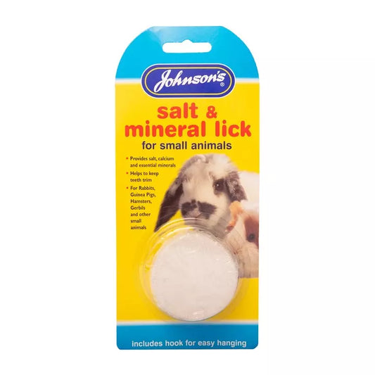 Johnsons Salt & Mineral Lick For Small Animals 5X34G