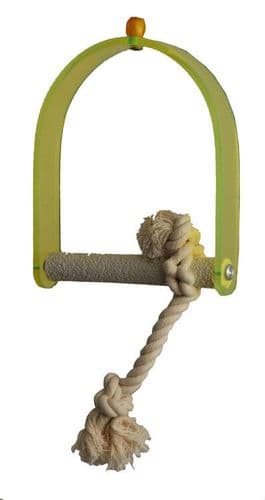 Small Acrylic Swing Parrot Toy